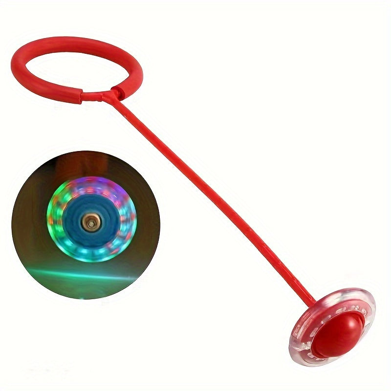 LED Flash Jumping Rope Ball - Outdoor Fun Sports Toy for Reaction Training and Swing Games