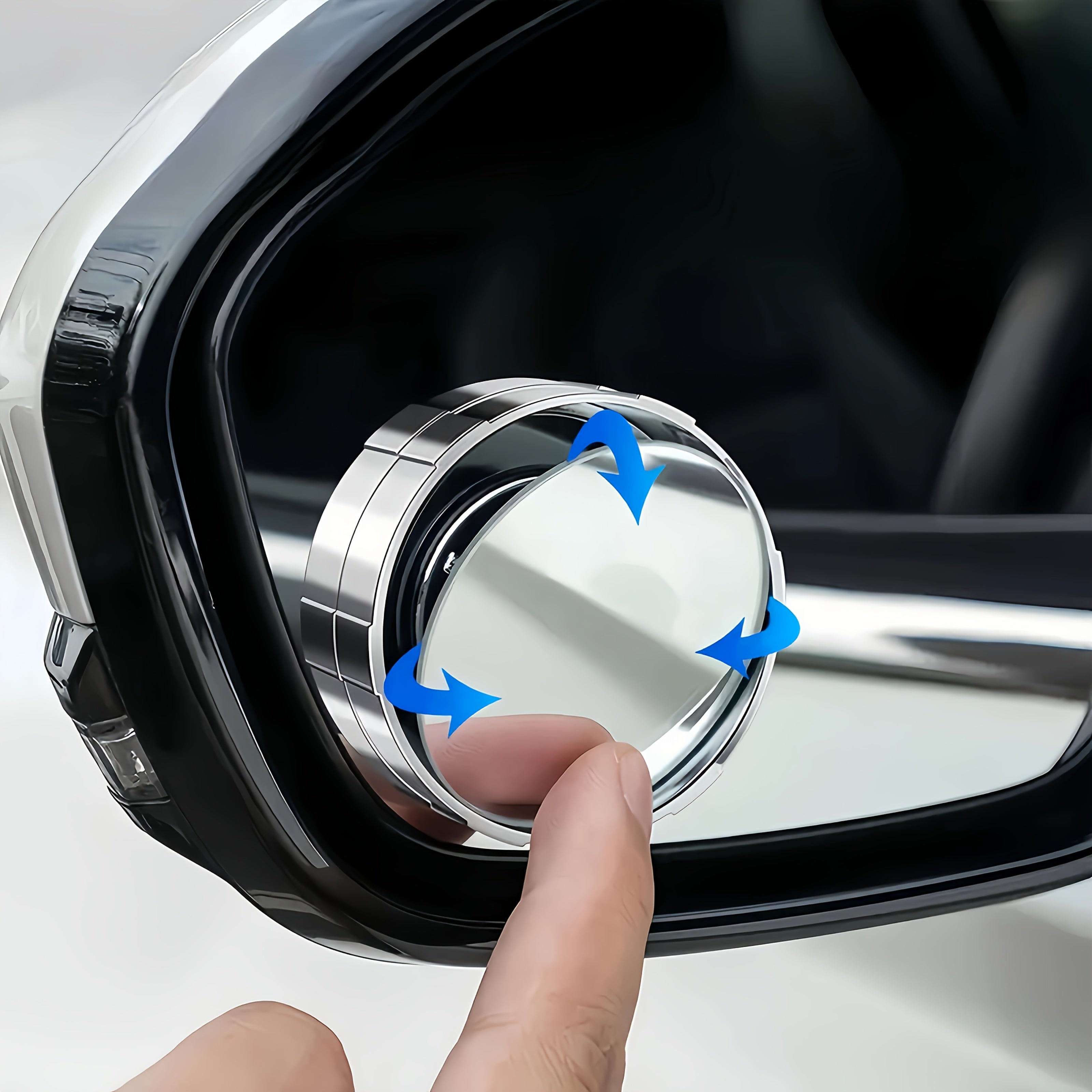 [HD Car Mirror] 2-inch High-definition 360 ° Wide-angle Blind Spot Car Rearview Mirrors