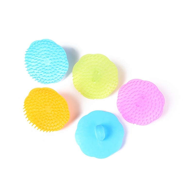 Shampoo Brush Head Scalp Massage Brush Hair Cleaning Brush Plastic Hair Brush For Men And Women