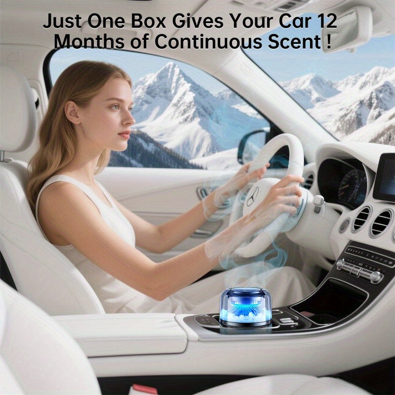 3 Modes Smart Car Air Freshener, Adjustable Intensity, Auto On/Off,