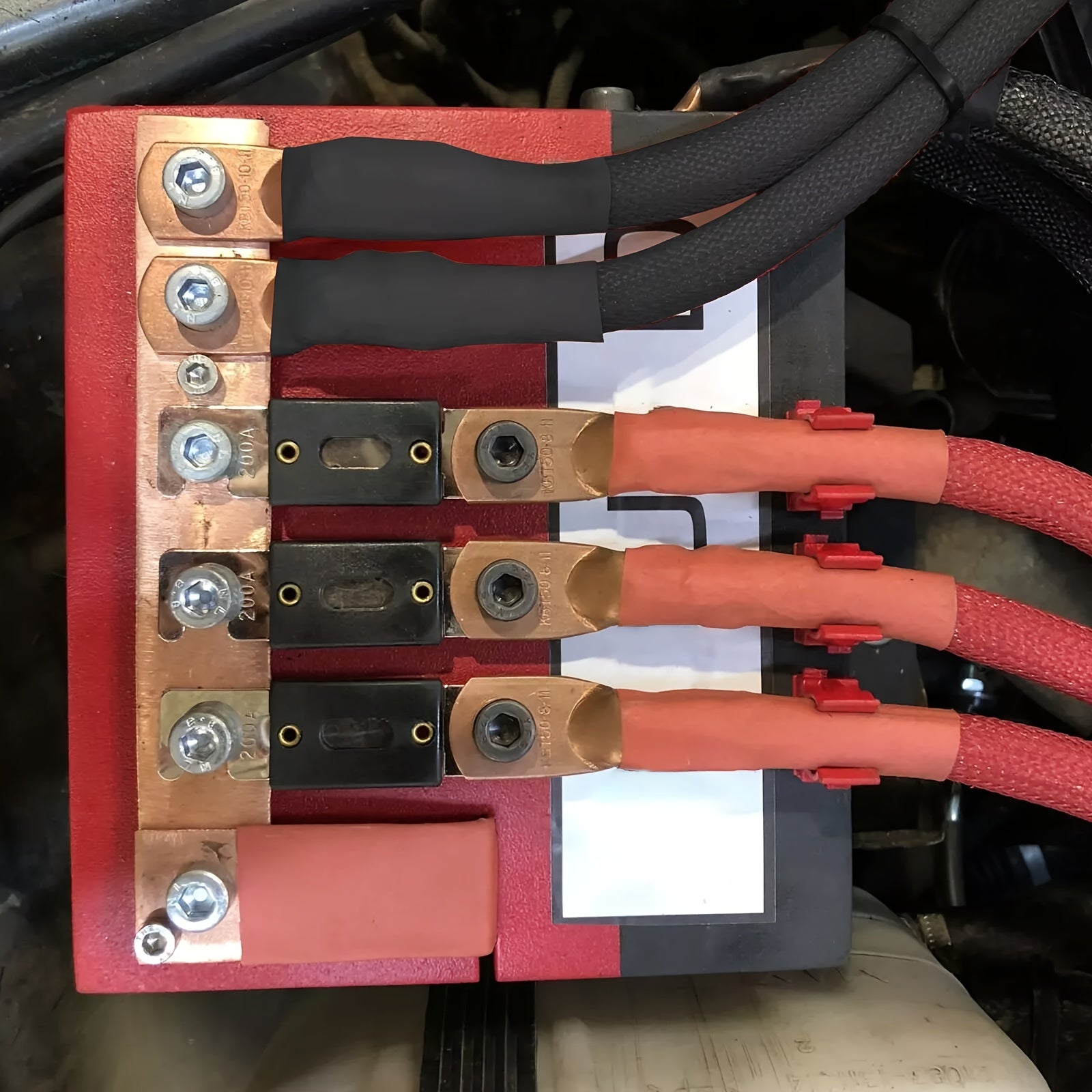 20pcs Copper Ring Terminals with Heat Shrink Tubing, Multipurpose Electrical Wire Terminals Kit, for Automotive, Boat, Truck