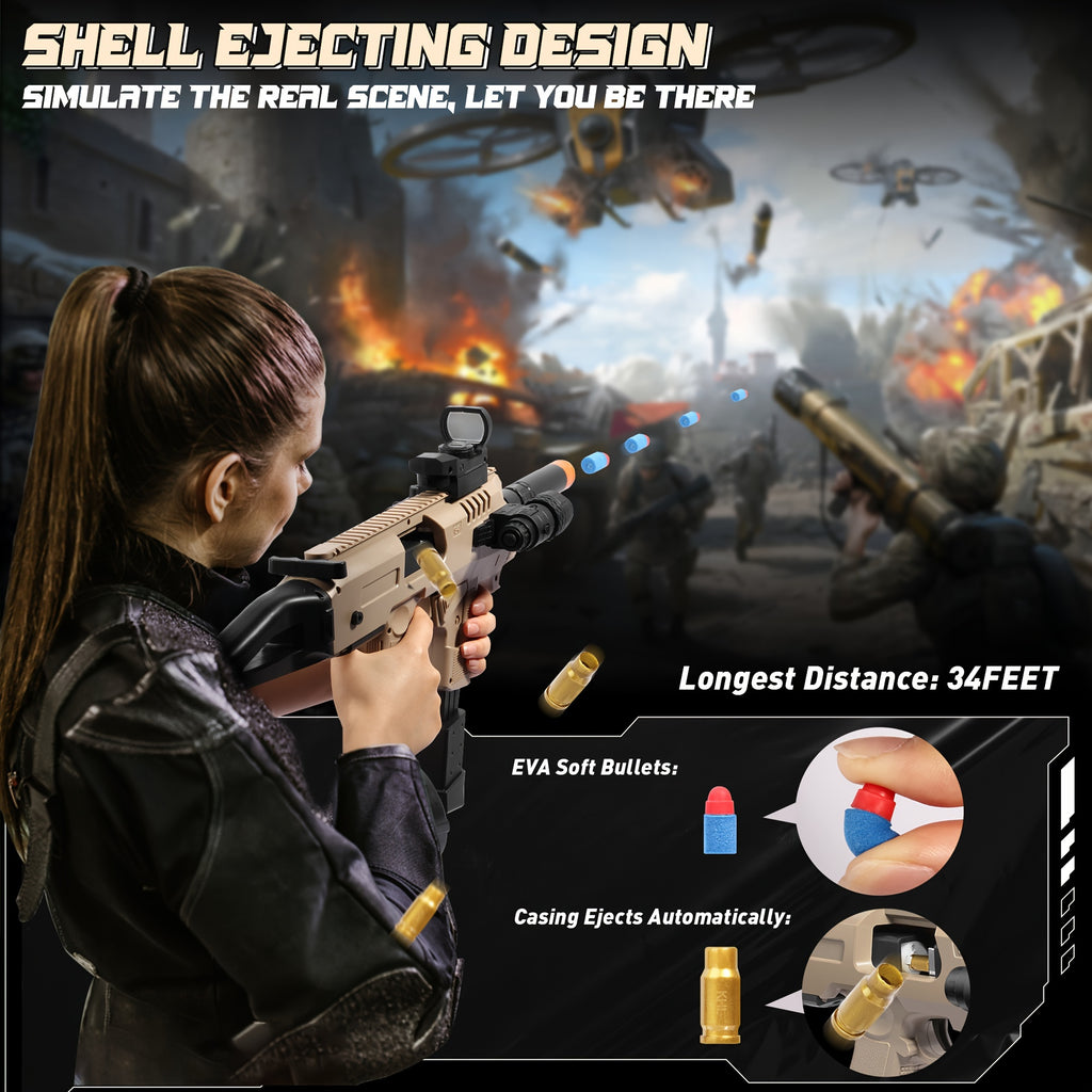 Empty Shell Ejecting DIY Toys For Boys, Gifts For Boys Girls Birthday Holidays Halloween Christmas