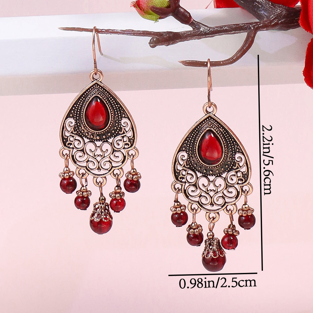 1 Pair/4 Pairs Vintage Style Women's Pendant  Tassel Earrings