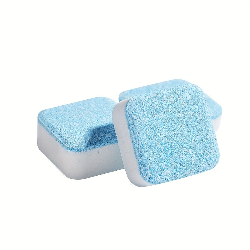 12pcs, Washing Machine Slot Cleaner, Washing Machine Cleaning Effervescent Tablets, Strong Descaling Deodorant Effervescent Tablets, Effervescent Cleaning Tablets To Remove Stains, Cleaning Supplies