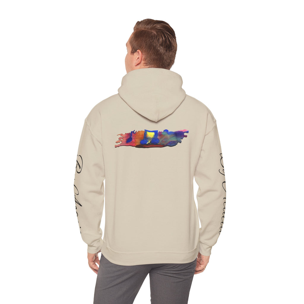 Music Is Life Hoodie — Colorful Watercolor Note Graphic Pullover