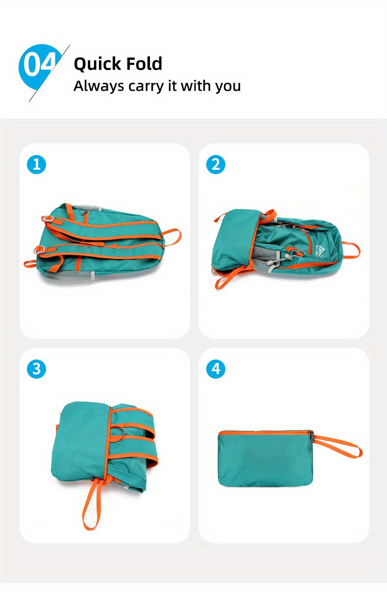 18L Outdoor Sports Backpack Ultra-light Large Capacity Folding Backpack Mountaineering
