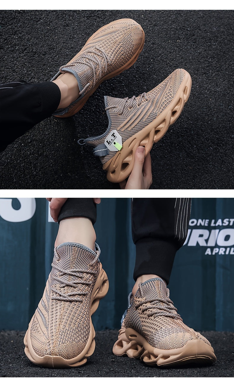 Men'S Lightweight Fashion Plus Size Casual Sports Shoes | Elastic Sole, Slip-On Closure, Fabric Upper, MD Sole, Wide Fit