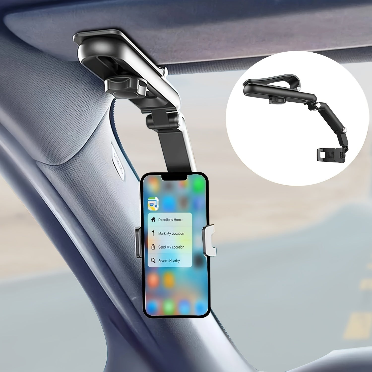 Trendy Car Phone Holder Multifunctional Car Navigation Holder Phone Holder General Automotive Accessories