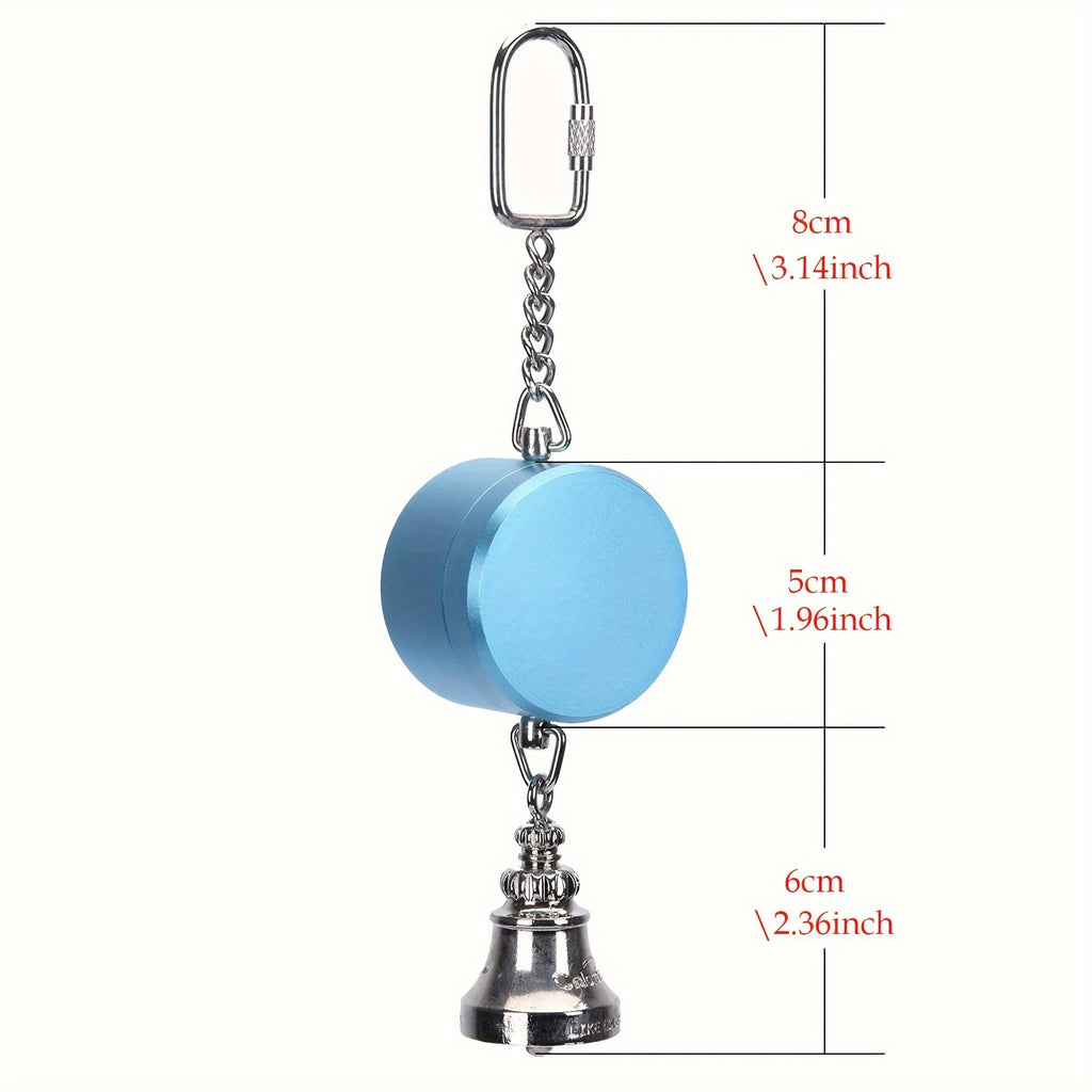 Bird Toys Parrot Talking Coach & Interactive Voice Bell for Parakeet, African Grey, Amazon Parrots, Quaker, Cockatiel, Conure