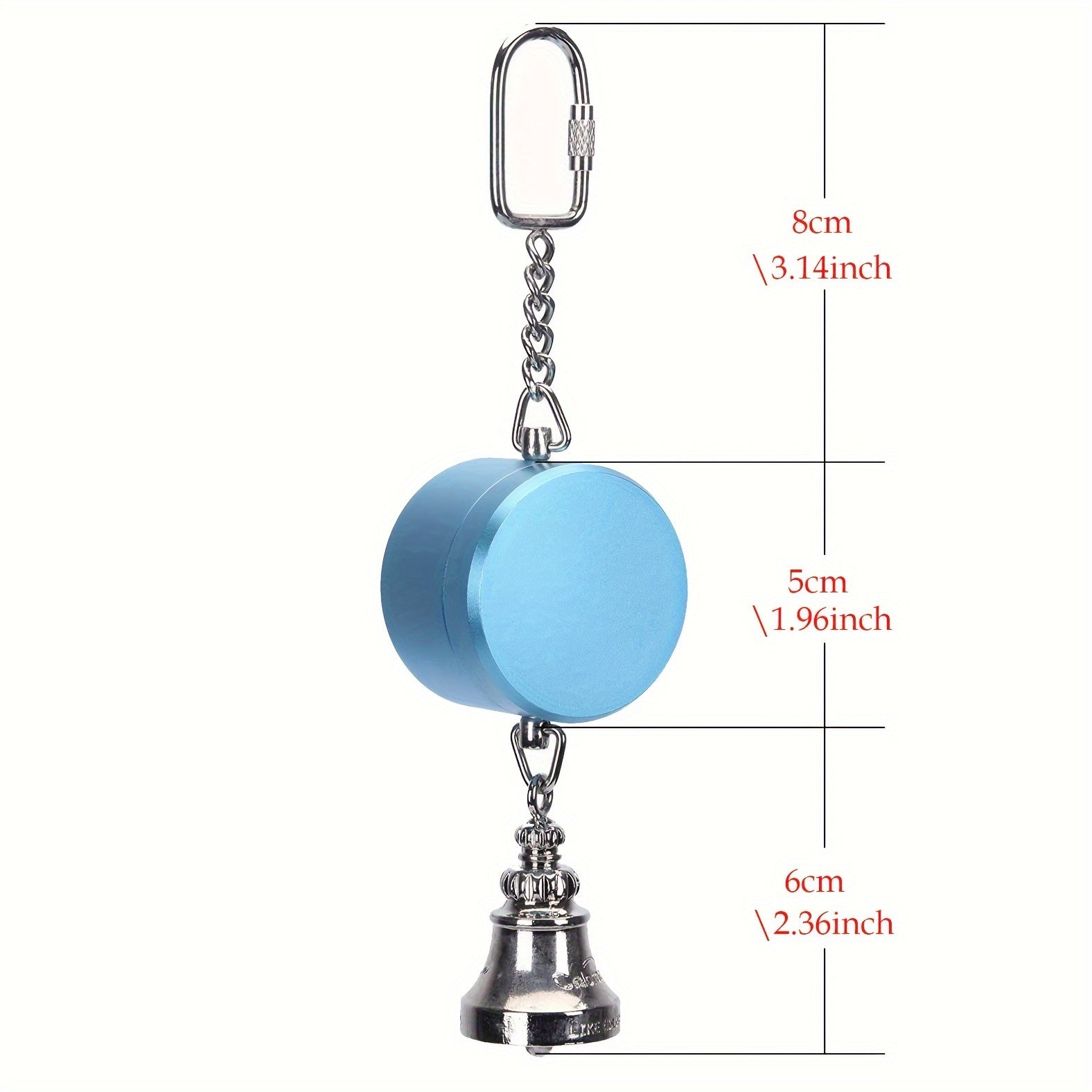Bird Toys Parrot Talking Coach & Interactive Voice Bell for Parakeet, African Grey, Amazon Parrots, Quaker, Cockatiel, Conure