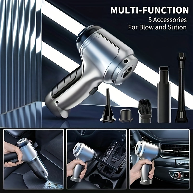 Car Vacuum Cleaner, Wireless High Suction Handheld Cleaning Machine, Household Appliance, Automotive Accessories, Robot Vacuum Cleaner