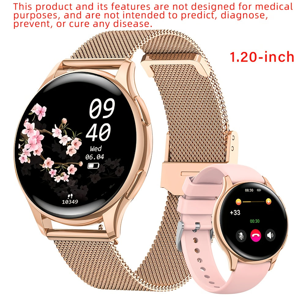 Smartwatch with Wireless Call/Dial, Female Functions, Sleep, 19 Sports Modes, Music Player, Pedometer - Perfect Birthday Gift for Men & Women, Christmas, Halloween, Smartwatches For Android & Ios