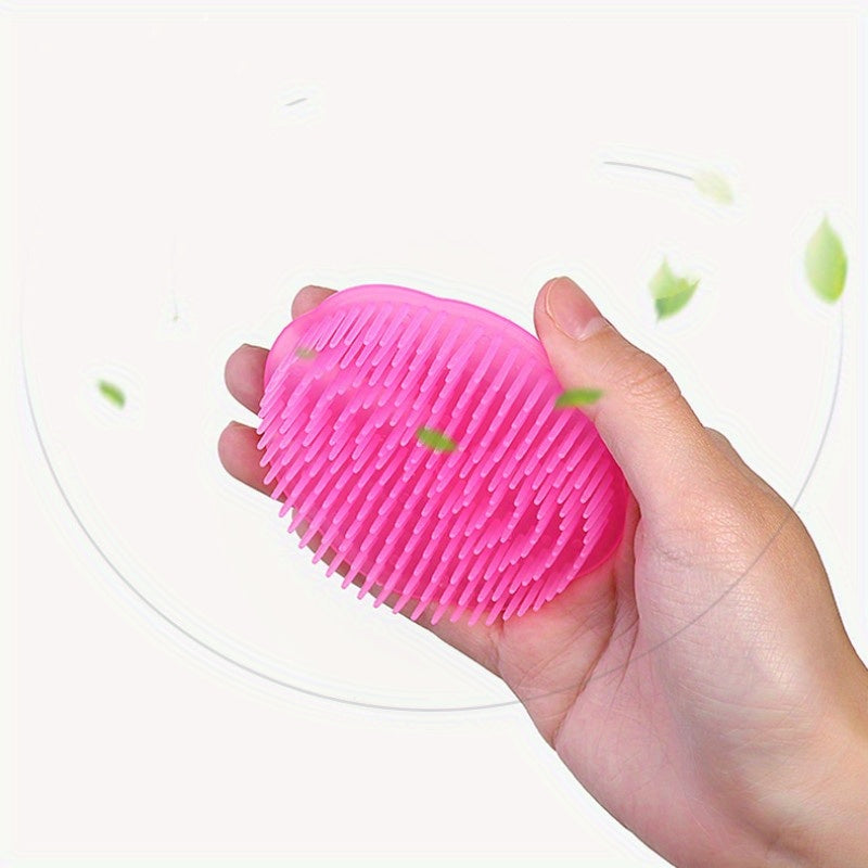 Shampoo Brush Head Scalp Massage Brush Hair Cleaning Brush Plastic Hair Brush For Men And Women