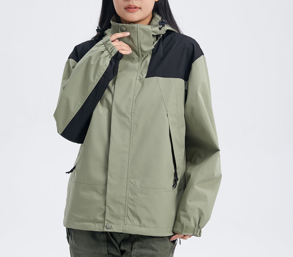 Women's 3-in-1 Outdoor Sports Jacket - Windproof, Waterproof, and Perfect for Mountaineering and Skiing