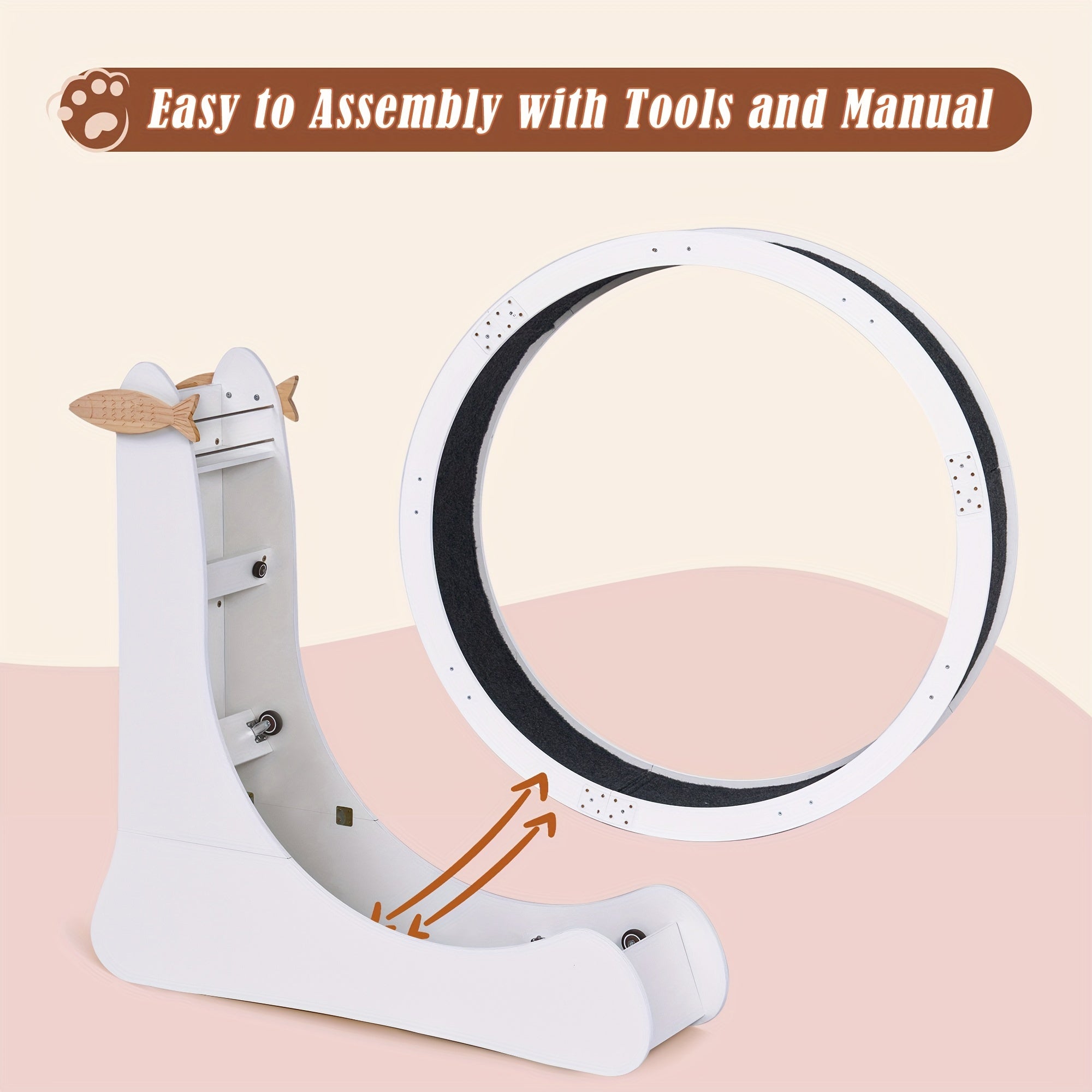 Soges Cat Treadmill, Preferred White Sisal Blanket, Cat Claw Sharpening Toys