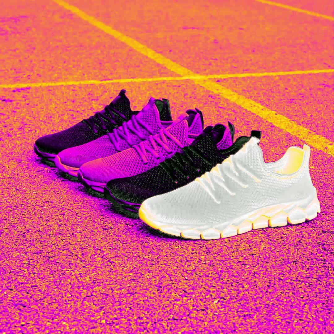 Womens Super-Breathable Flying Woven Sneakers - Stylish Casual Running Shoes with Lightweight Cushioning - Durable One-Color Charm for Sports & Everyday Wear