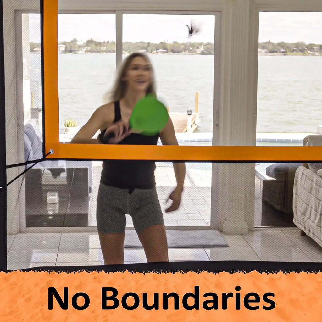 Badminton Net Set with Stand Rackets Shuttlecocks Jazzminton Equipment for Outdoor Court Sports Practice Beach Games Training