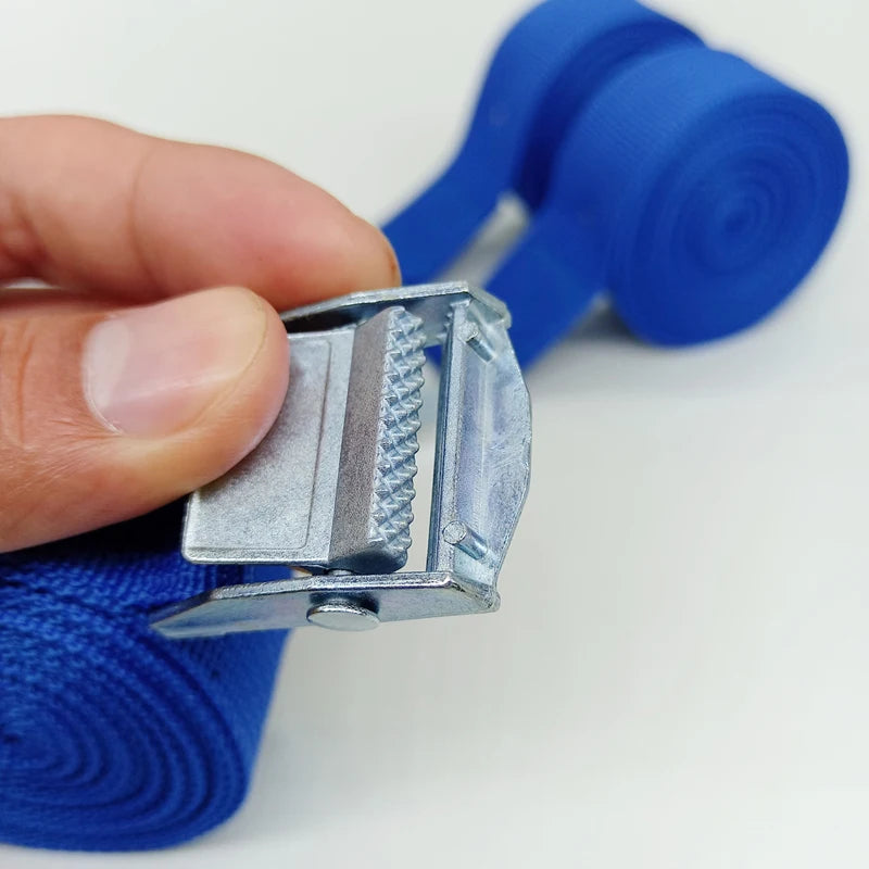 3/4p 2M Buckle Tie-Down Belt cargo straps for Car motorcycle bike With Metal Buckle Tow Rope Strong Ratchet Belt for Luggage Bag