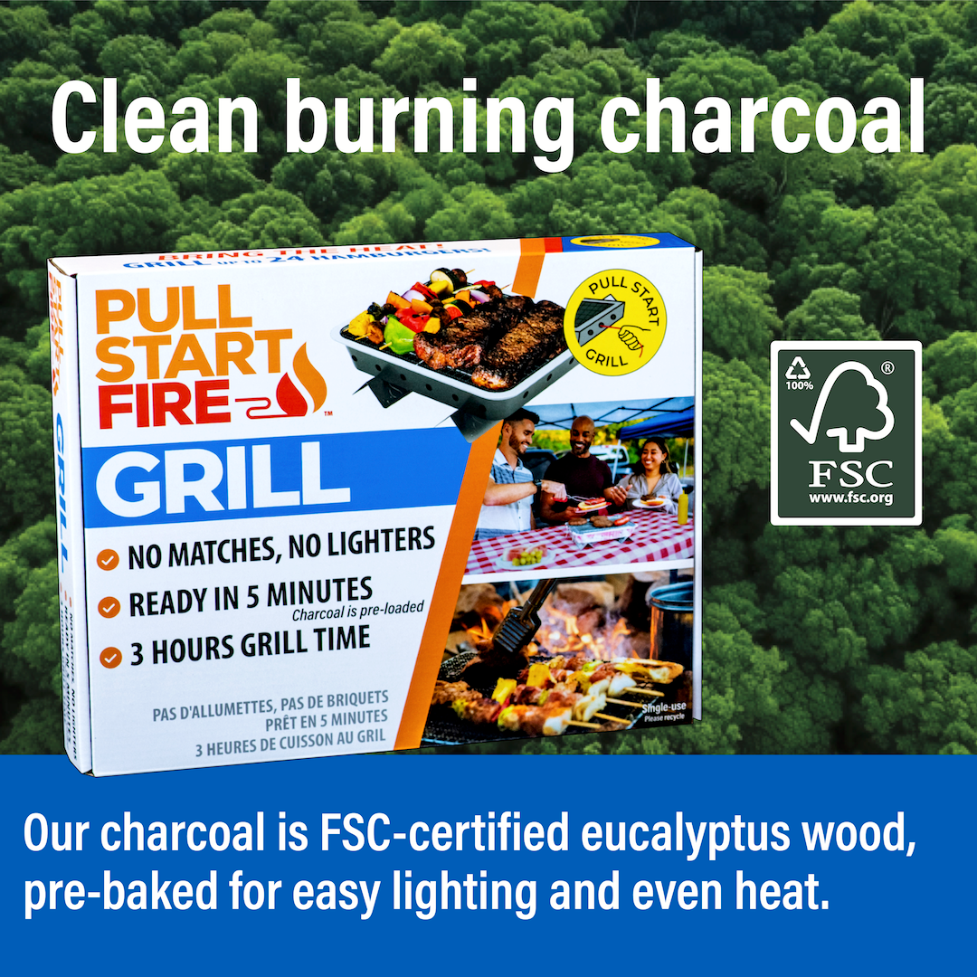 Pull Start Fire Grill