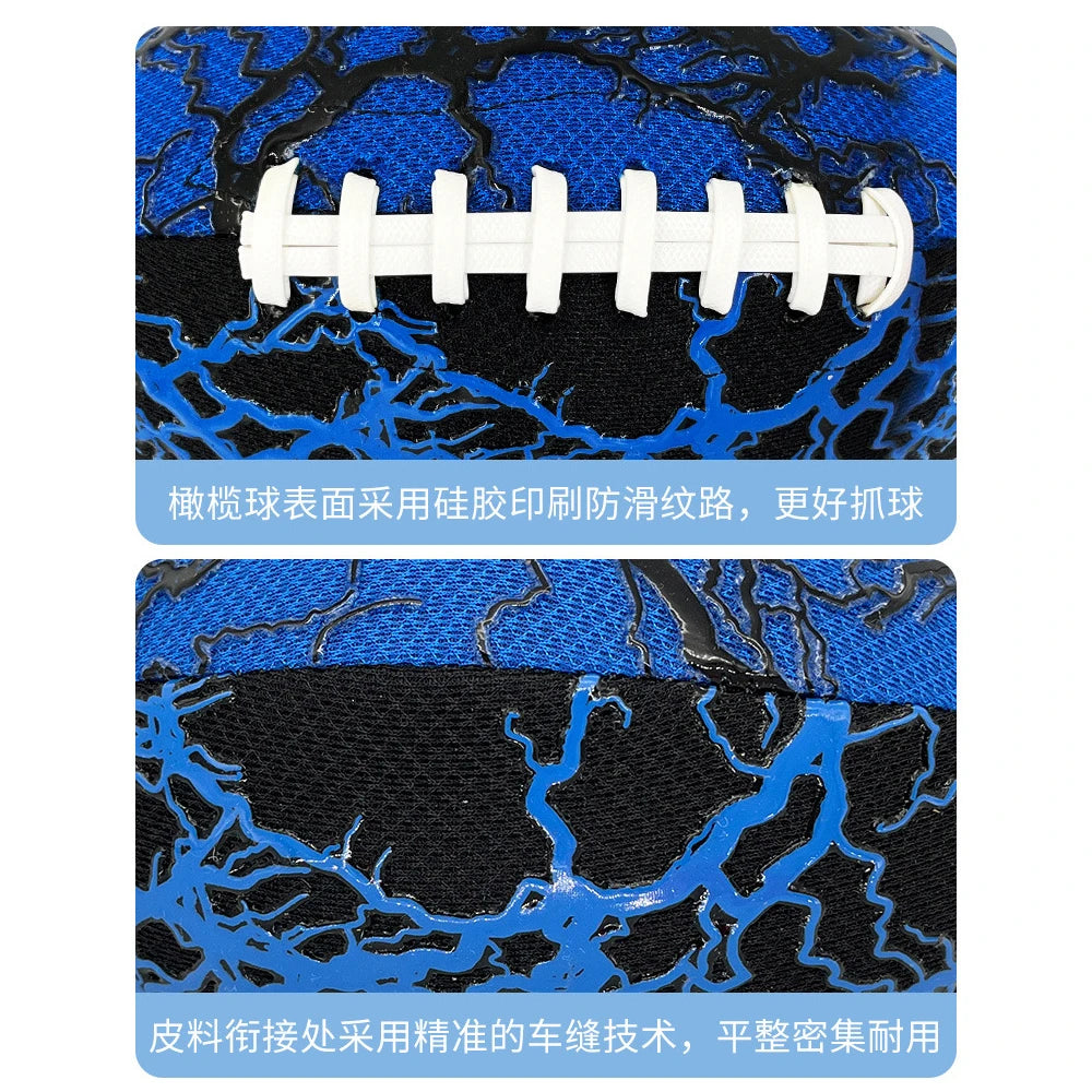 Rugby Ball Equipment Water Football for Beach for Competition Game Playing machine Stitched Soft water resistant Color Random