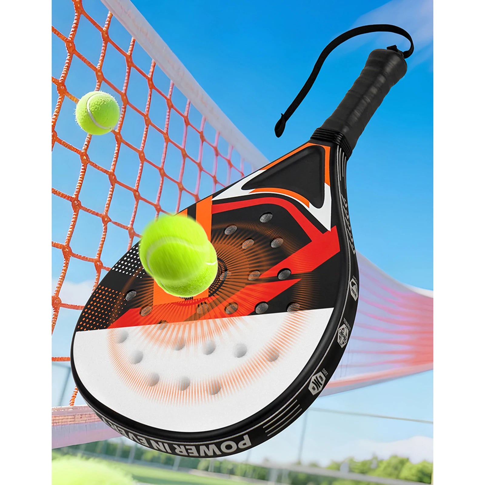 Padel Racket Padel Accessories Beach Padel Tennis Racquet Sports EPE Core Physical Equipment for beginner kids School Indoors