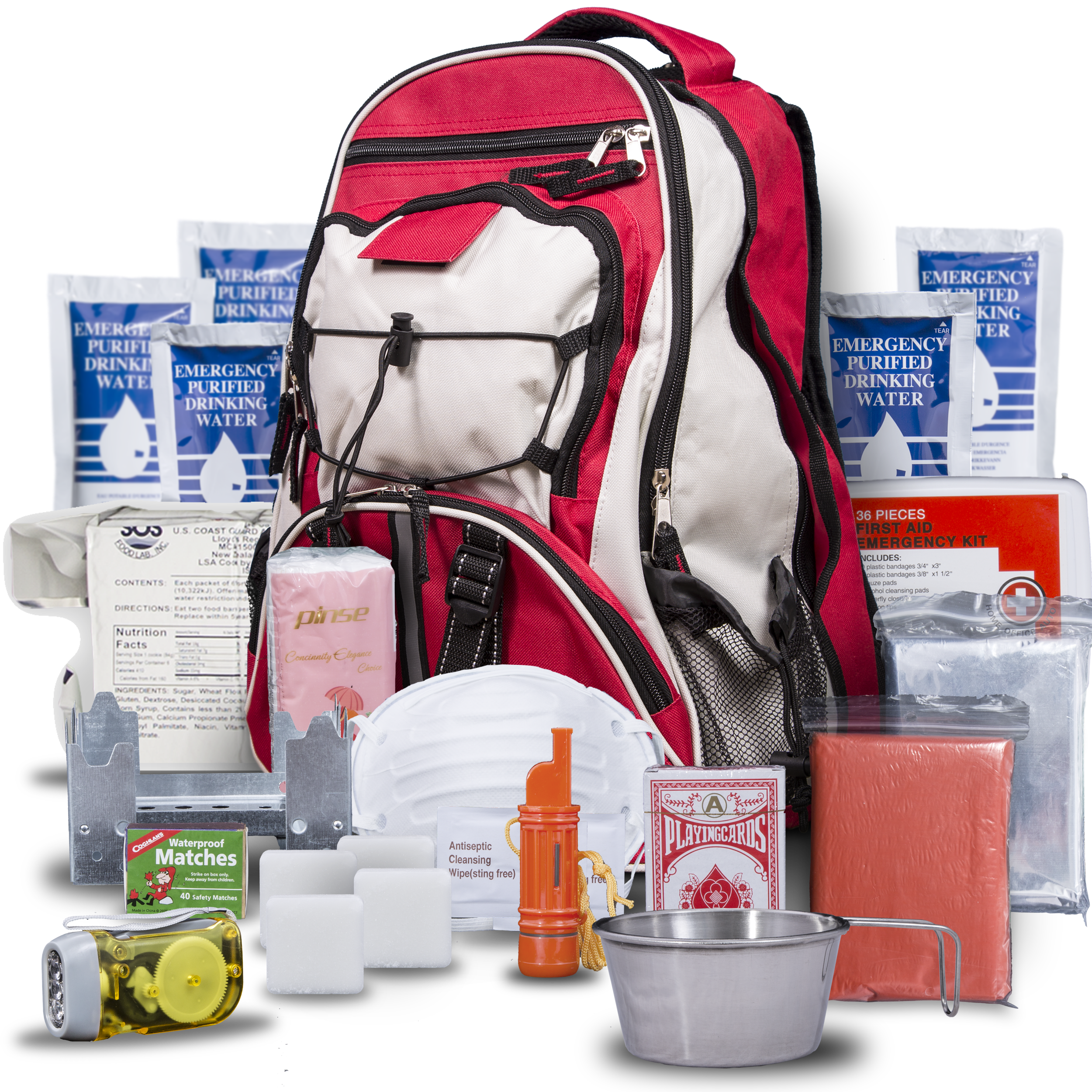 Blue Seventy-Two PRO SERIES - Deluxe 3 Day Emergency Kit for 1 Person