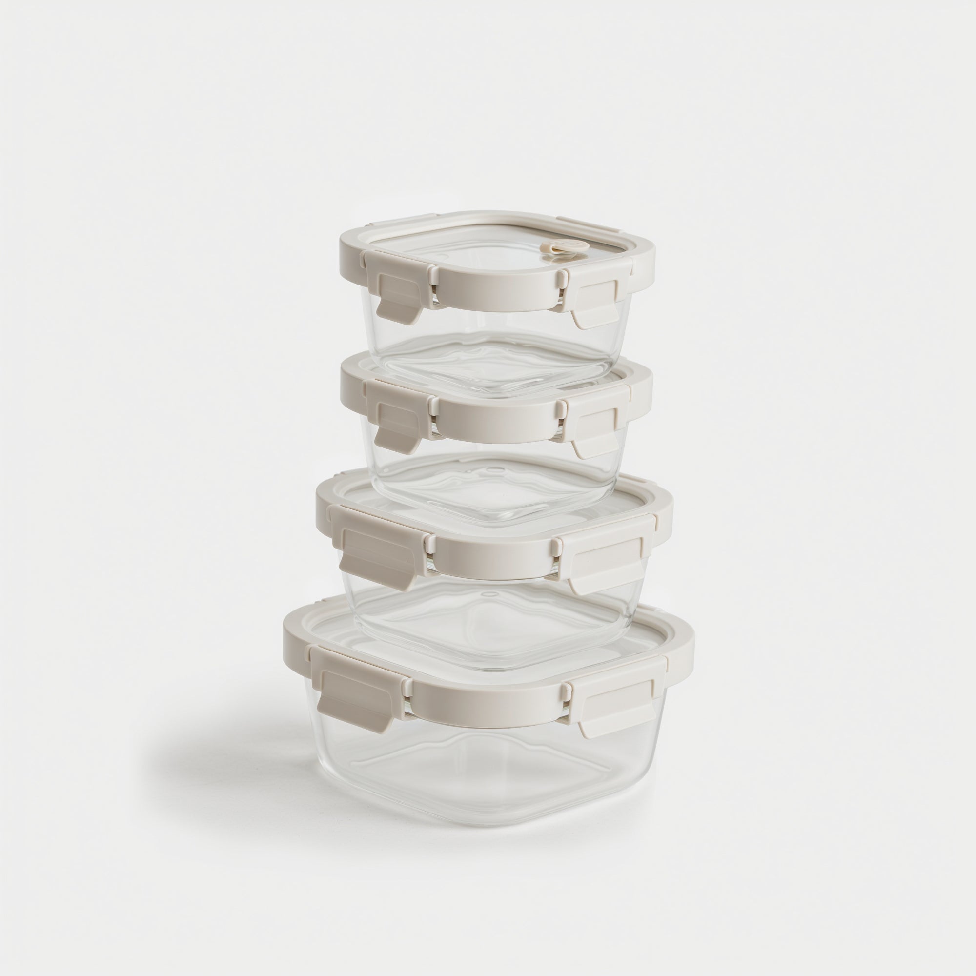 Square Glass Container Set