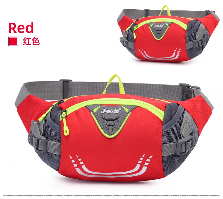 Bike Riding Cycling Running Fishing Hiking Waist Bag Fanny Pack Outdoor Belt Kettle Pouch Gym Sport Fitness Water Bottle Pocket