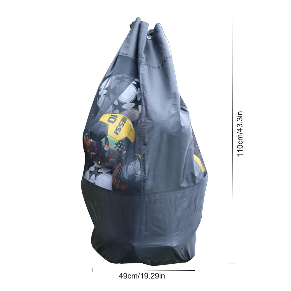 Football Equipment Bag Basketball Volleyball Big Ball Bag Heavy Duty Ball Bag Mesh Bag Large Capacity Football Storage Bag