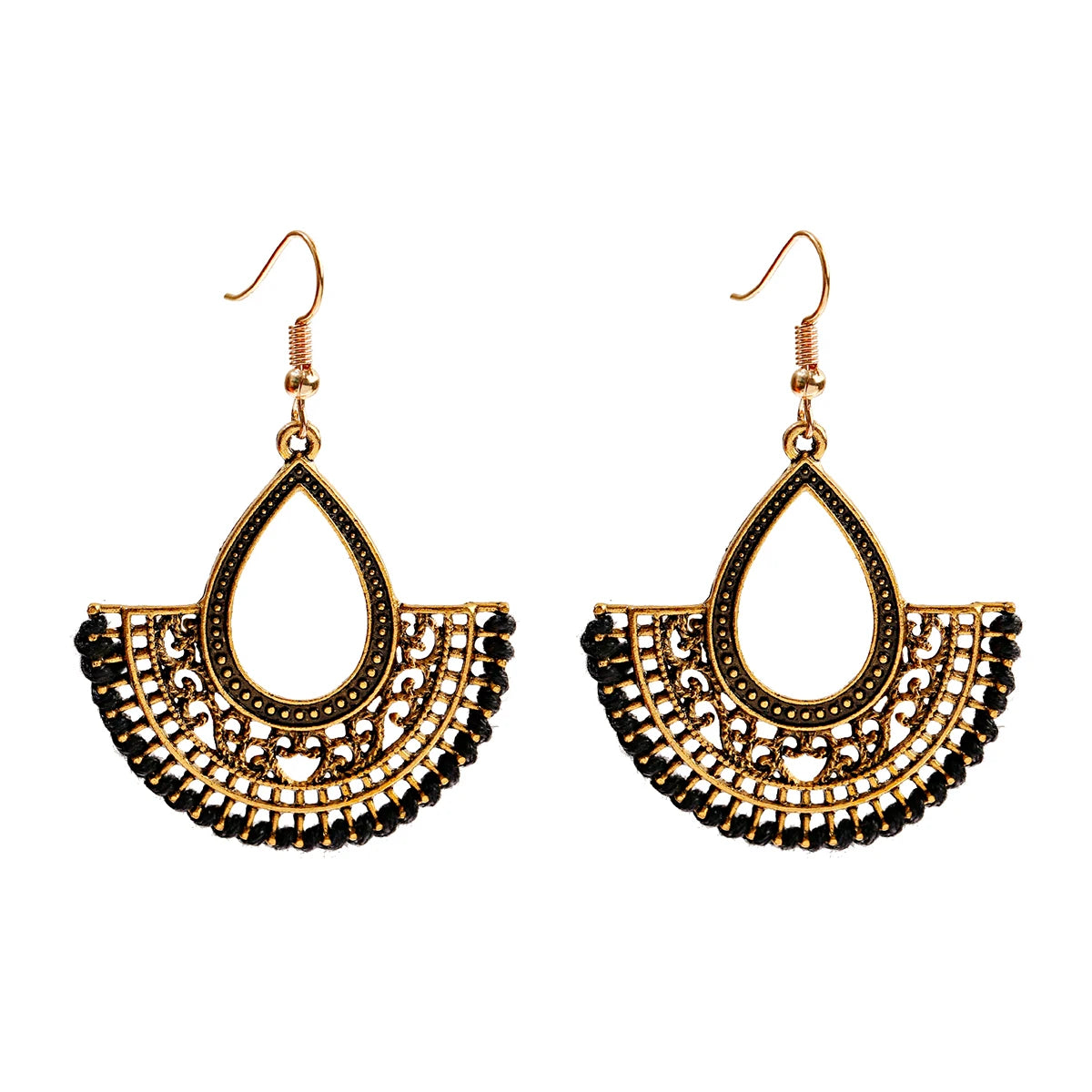 1Pair Earrings For Women Accessories Bells Indian Jewelry Ear Rings For Girls Fashion Vintage Earring Dangling Gift Kolczyki