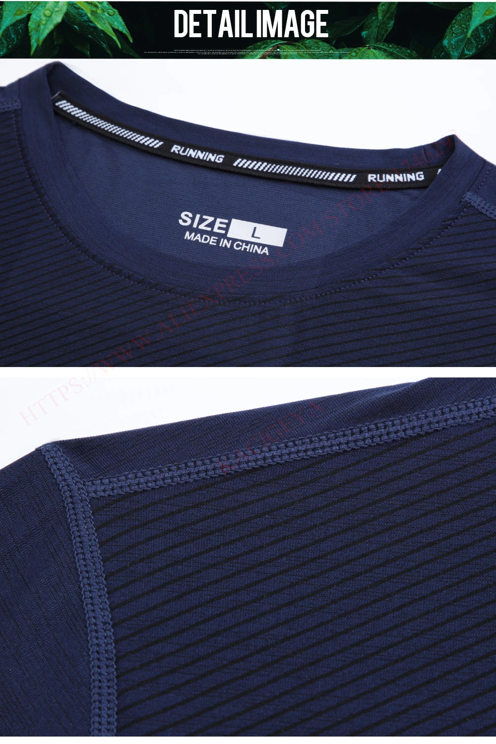 Long Sleeve Running Shirt Man Quick Dry Jogging Prints Workout Fitness Undershirts Outdoor Elastic Training Exercise Tops