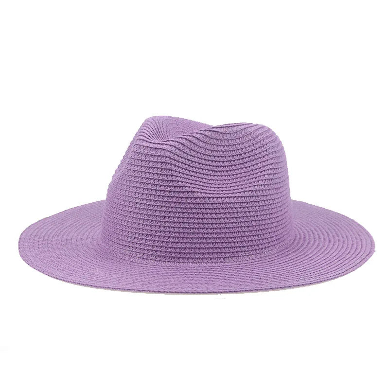 Women's Hat Hats for Women Summer Straw Sun Hats Men's Caps Sun Protection Beach Summer Women Men Panama Straw Hat Gorras Hombre