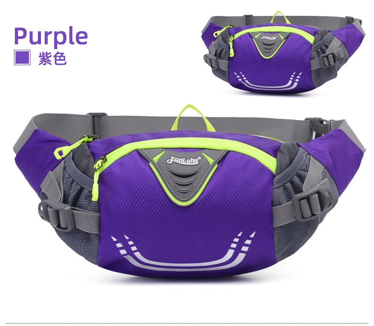 Bike Riding Cycling Running Fishing Hiking Waist Bag Fanny Pack Outdoor Belt Kettle Pouch Gym Sport Fitness Water Bottle Pocket