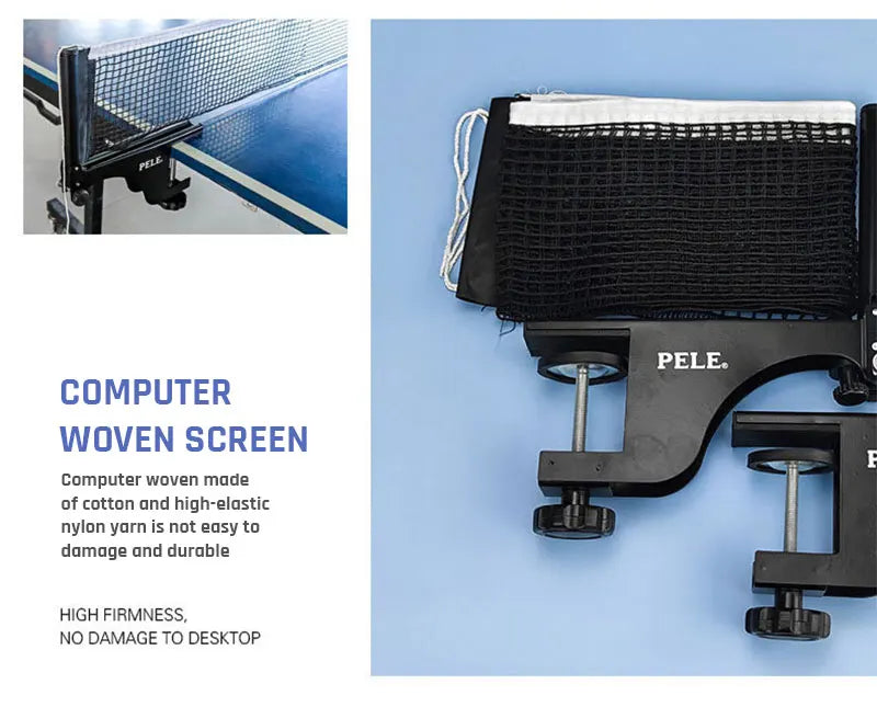 Professional Portable Table Tennis Net Retractable Ping Pong Training Racket Blade Mesh Net Accessories Set Sports Equipment