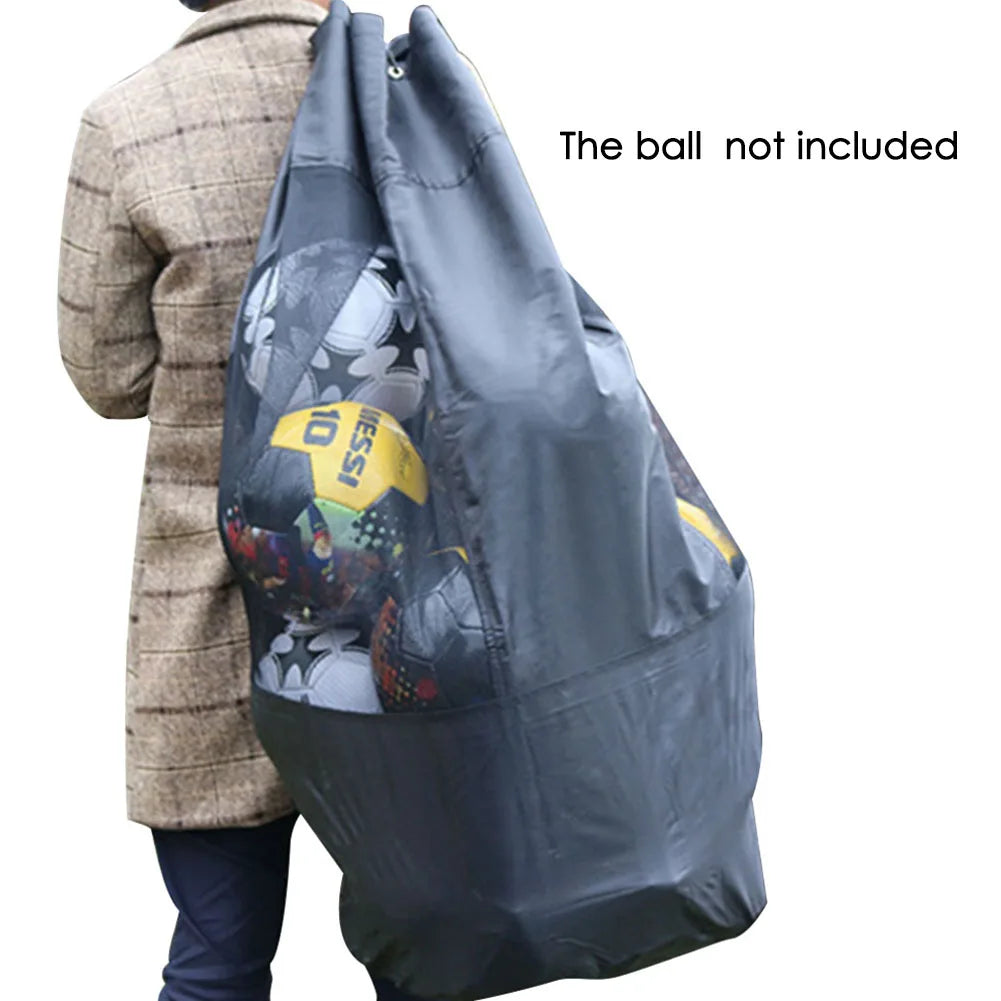 Football Equipment Bag Basketball Volleyball Big Ball Bag Heavy Duty Ball Bag Mesh Bag Large Capacity Football Storage Bag