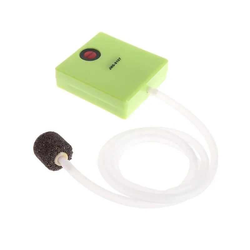 New Aquarium Dry Battery Operated Fish Tank Air Pump Aerator Oxygen With Air Stone, Practical Aquarium Fish Tank Supplies, Aqua