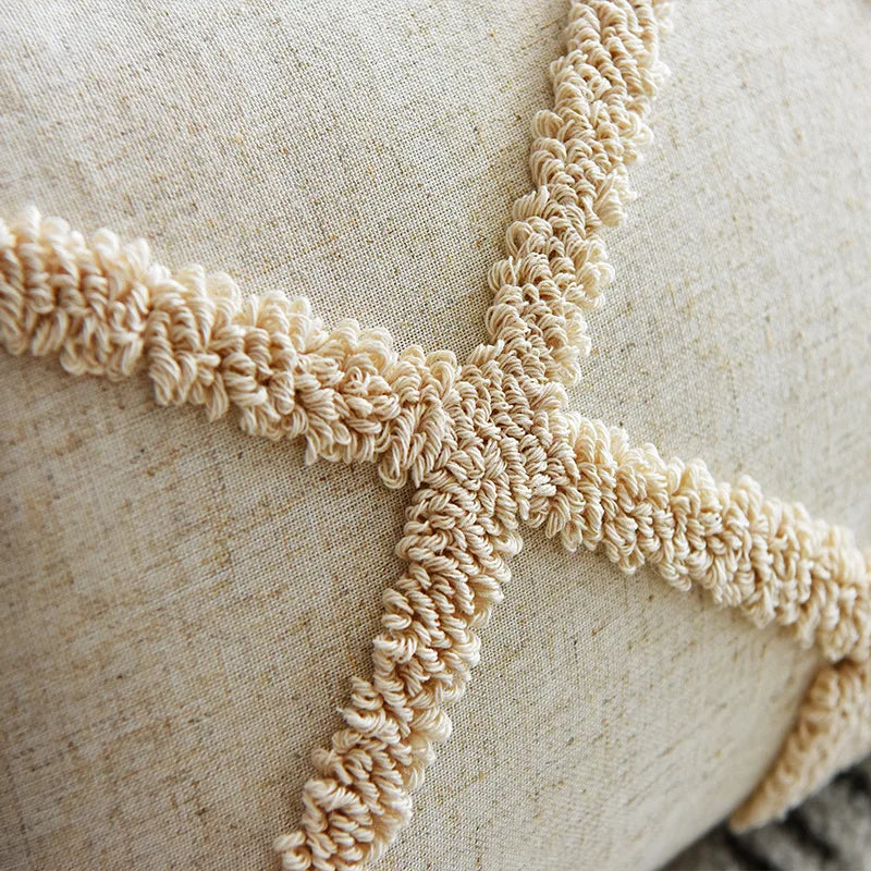 Cushion Covers Indian Style Handmade Tufted Pillowcase Geometric Modern Minimalist Hot-selling Cushion Case Cute Pillow Cover