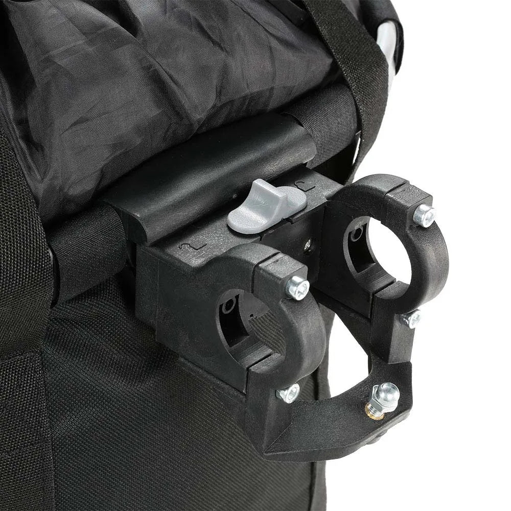 Bicycle Front Basket for Small Pet Dog Carrying Pouch 2 in 1 Handlebar Tube Hanging Basket Detachable Fold Baggage Bag 5kg Load