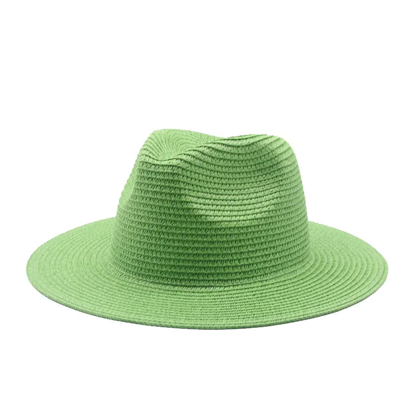 Women's Hat Hats for Women Summer Straw Sun Hats Men's Caps Sun Protection Beach Summer Women Men Panama Straw Hat Gorras Hombre