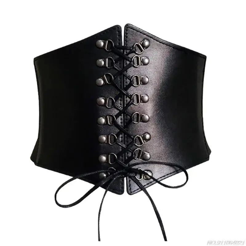 Belts For Women Dresses Waist Buckle Bandage Corset Wide Pu Leather Slimming Body Belts for Women Elastic High Waist wholesales