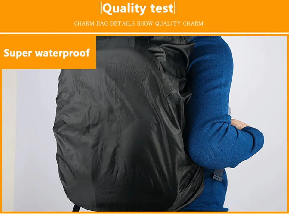 Rain Cover Backpack Reflective 20L 35L 45L 60L Waterproof Bag Camo Tactical Outdoor Camping Hiking Climbing Bag Dust Raincover