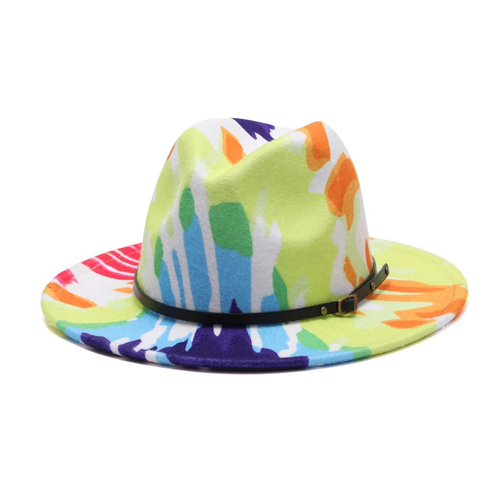 2020 winter fedora hats for women fashion Flat wide Brim Wool Felt Jazz Fedora Hats for men red goth top vintage wedding Hat cap