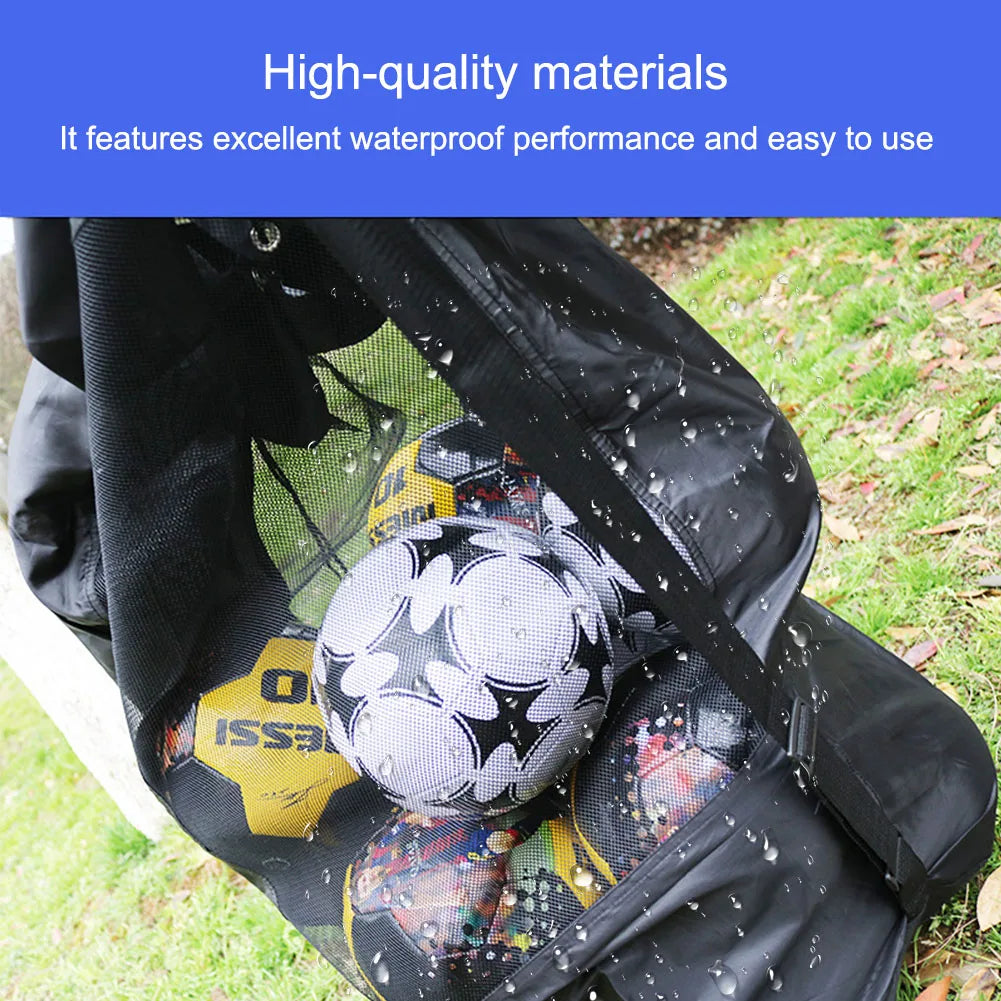 Football Equipment Bag Basketball Volleyball Big Ball Bag Heavy Duty Ball Bag Mesh Bag Large Capacity Football Storage Bag