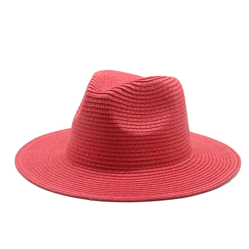 Women's Hat Hats for Women Summer Straw Sun Hats Men's Caps Sun Protection Beach Summer Women Men Panama Straw Hat Gorras Hombre