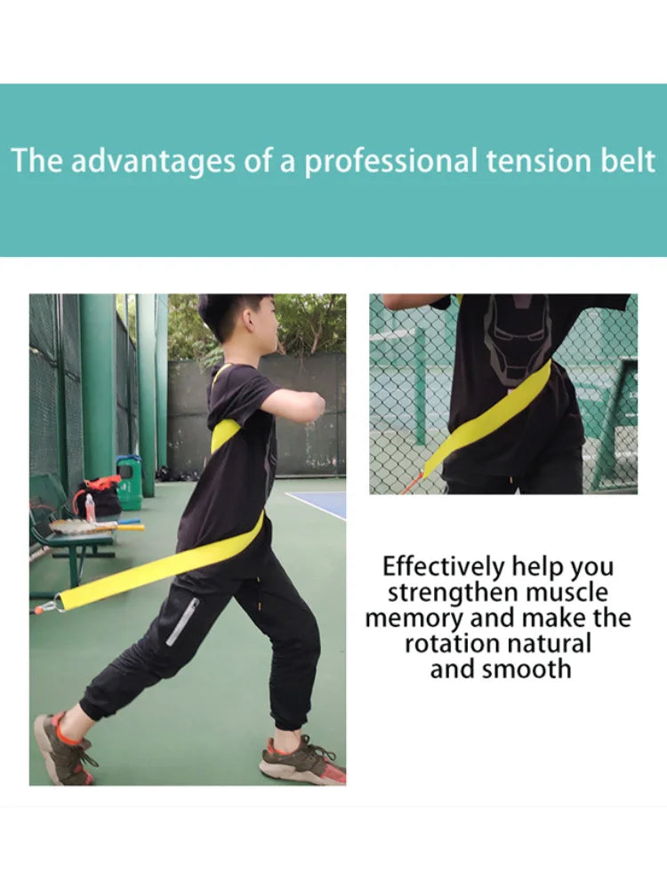 Tennis Training Belt Tennis Trainer Ball Machine Tenis Swivel Self-study Exercise Main Exercise Training Tool Equipment
