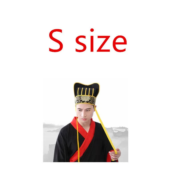 4 styles han dynasty hats chinese ancient dynasty minister hats halloween cosplay cap han clothing accessories carnival cap