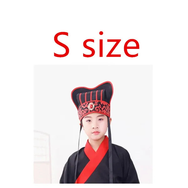 4 styles han dynasty hats chinese ancient dynasty minister hats halloween cosplay cap han clothing accessories carnival cap