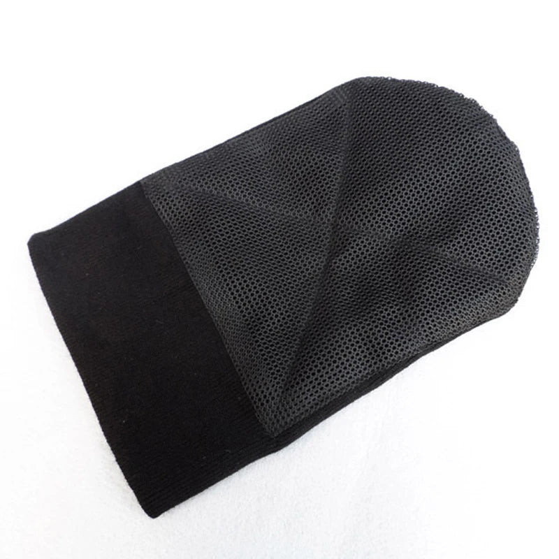 New BBoy hip hop dancing Hat men's mesh hat beanies Warm Rotating beanies black hat for men