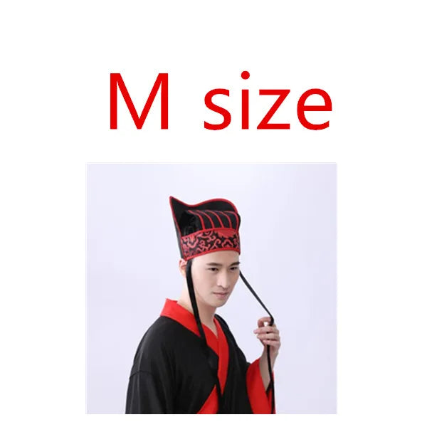 4 styles han dynasty hats chinese ancient dynasty minister hats halloween cosplay cap han clothing accessories carnival cap