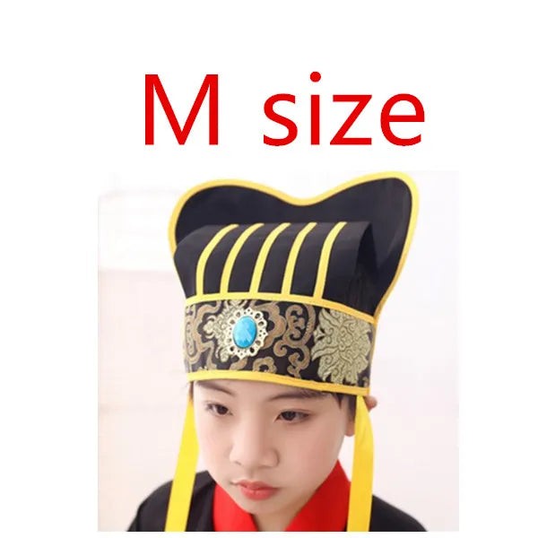 4 styles han dynasty hats chinese ancient dynasty minister hats halloween cosplay cap han clothing accessories carnival cap